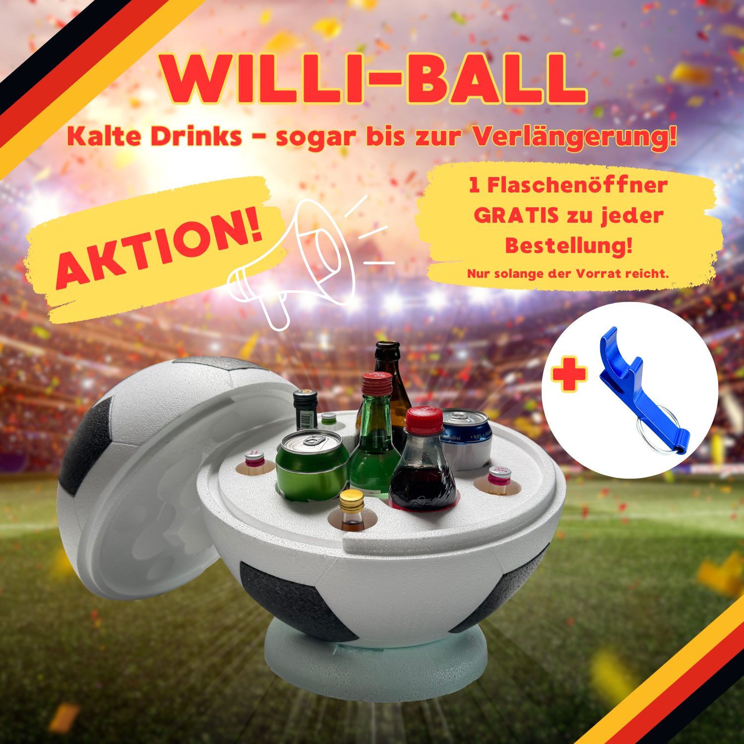 Willi-Ball - Getränkekühler Fußball